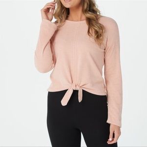 BEARFOOT DREAMS CozyChic Ultra Lite Tie Front Top Size S